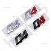3D ABS Q4 Letter Emblem Logo Rear Trunk Badge Car Styling Sticker For  Levante Ghibli Grecale Quattroporte GranCabrio