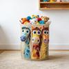 Large Capacity Quilted Fabric Storage Bin Ideal For Dirty Clothes And Household Items Laundry Basket