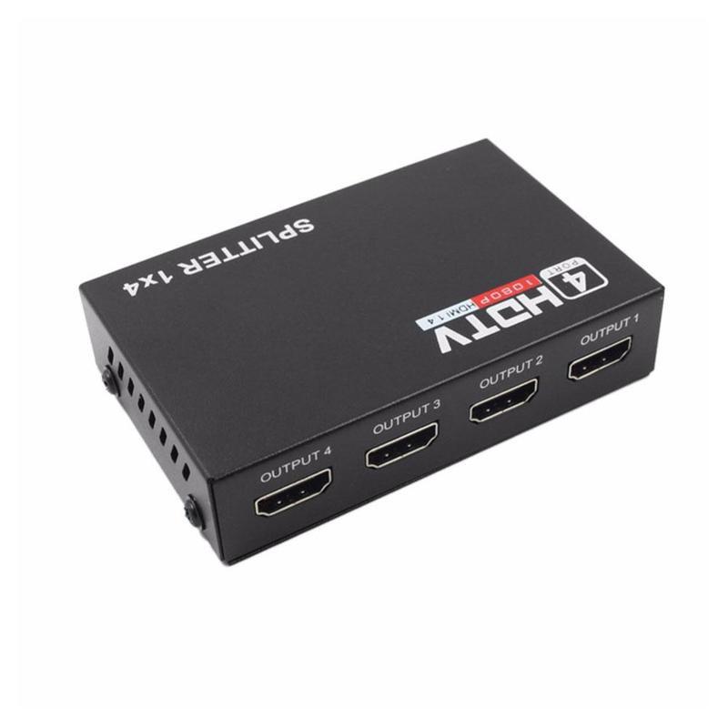 1080p 4K Full HD HDMI Splitter Amplifier Repeater Female Switch Box 1x4 Port RF