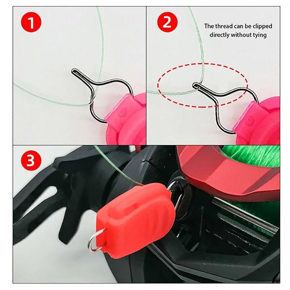 20Pcs Colorful Fishing Line Holder Plastic Wheel Stopper New Keepeer Clip For Baitcasting Reel