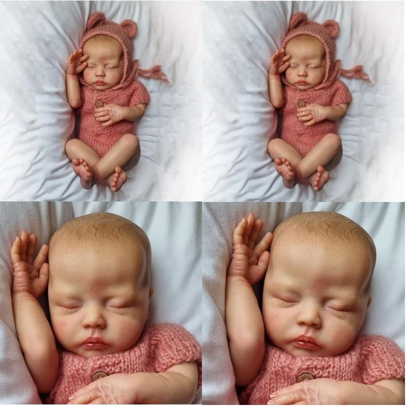 19in Npk Lifelike Reborn Baby Dolls Realistic Newborn Full Body Real Life Toys