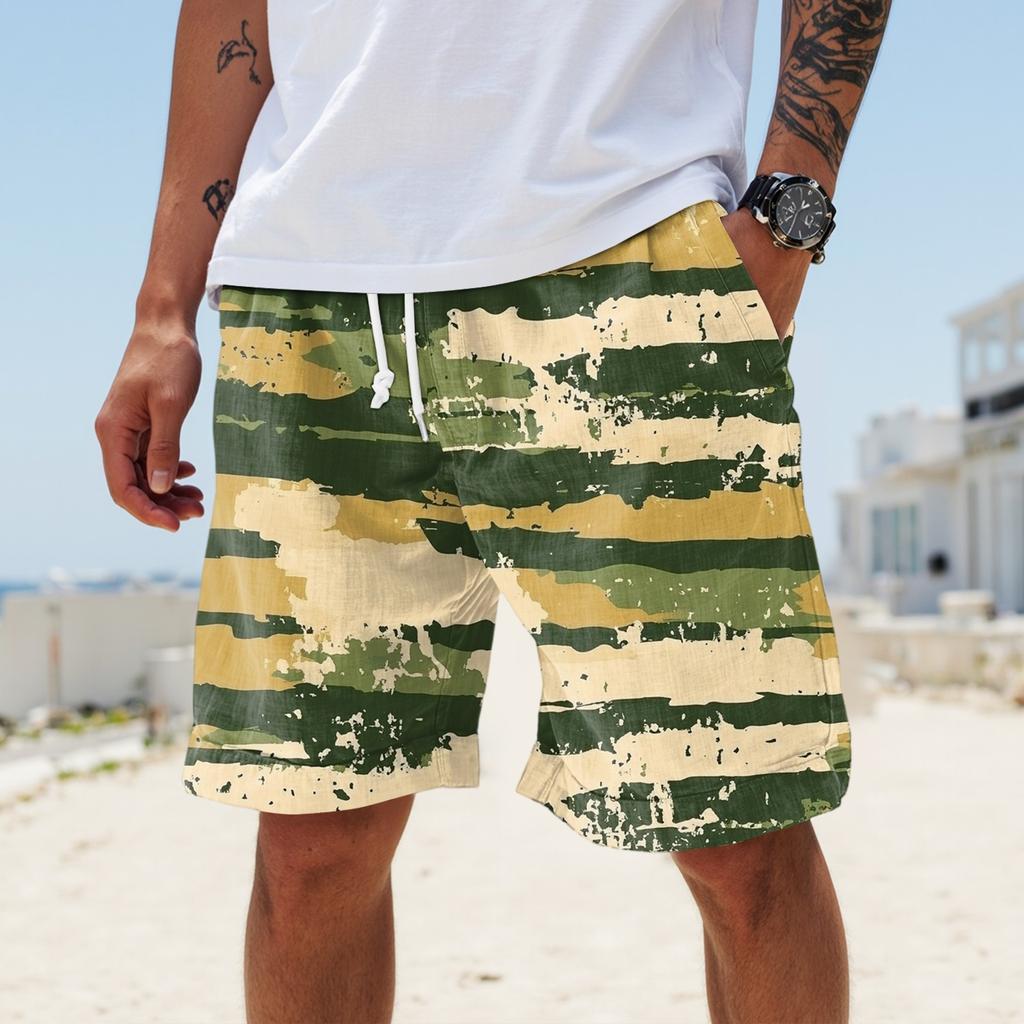 Men's Summer Large Casual Loose Sports Pants Beach Shorts