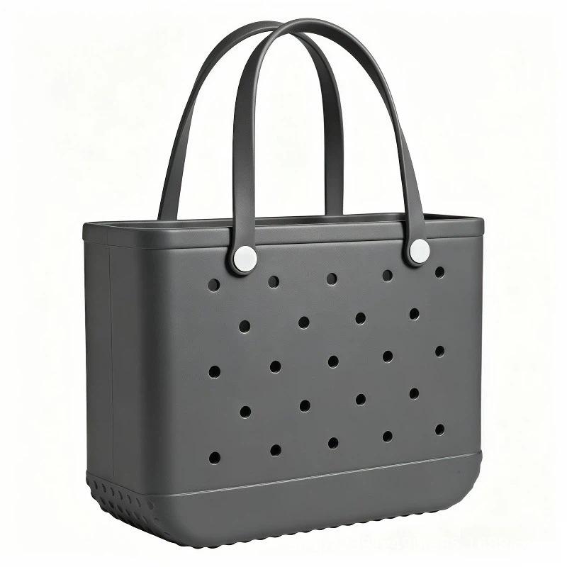Borsa da Spiaggia EVA Grande Capacità Borsa a Rete Donna Borsa da Viaggio Custodia Accessori Fai-da-te Impermeabile Leggera