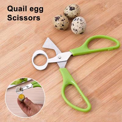 Quail Egg Scissors with Non-Slip Handle Egg Shell Cutter Stainless Steel Blade Egg Cutter Shears Easy Clean Kitchen Tool for Precise Cutting
