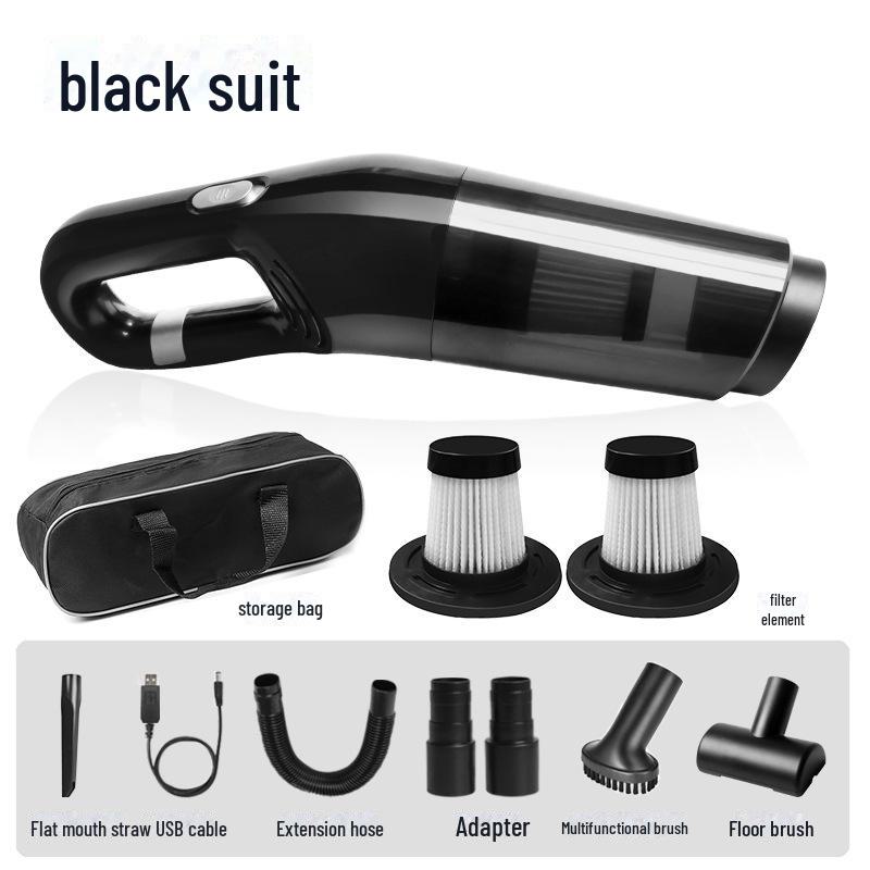 Compact Portable Car Vacuum Cleaner with High Suction Power