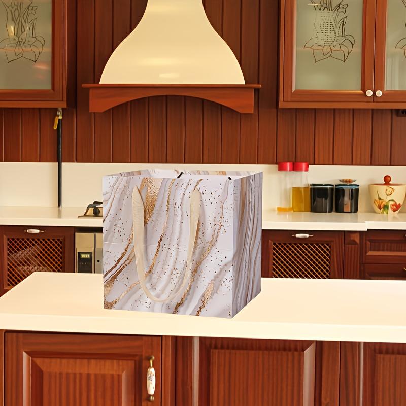 

1 Pc,4 Pattern Designs,30*30*30cm,11.81*11.81*11.81 Inch,Tote Paper Bag,Square Bag,Kraft Paper Bag,Clothes Outer Bag,Packaging Bag,Tote Packaging Bag Pack of 1
