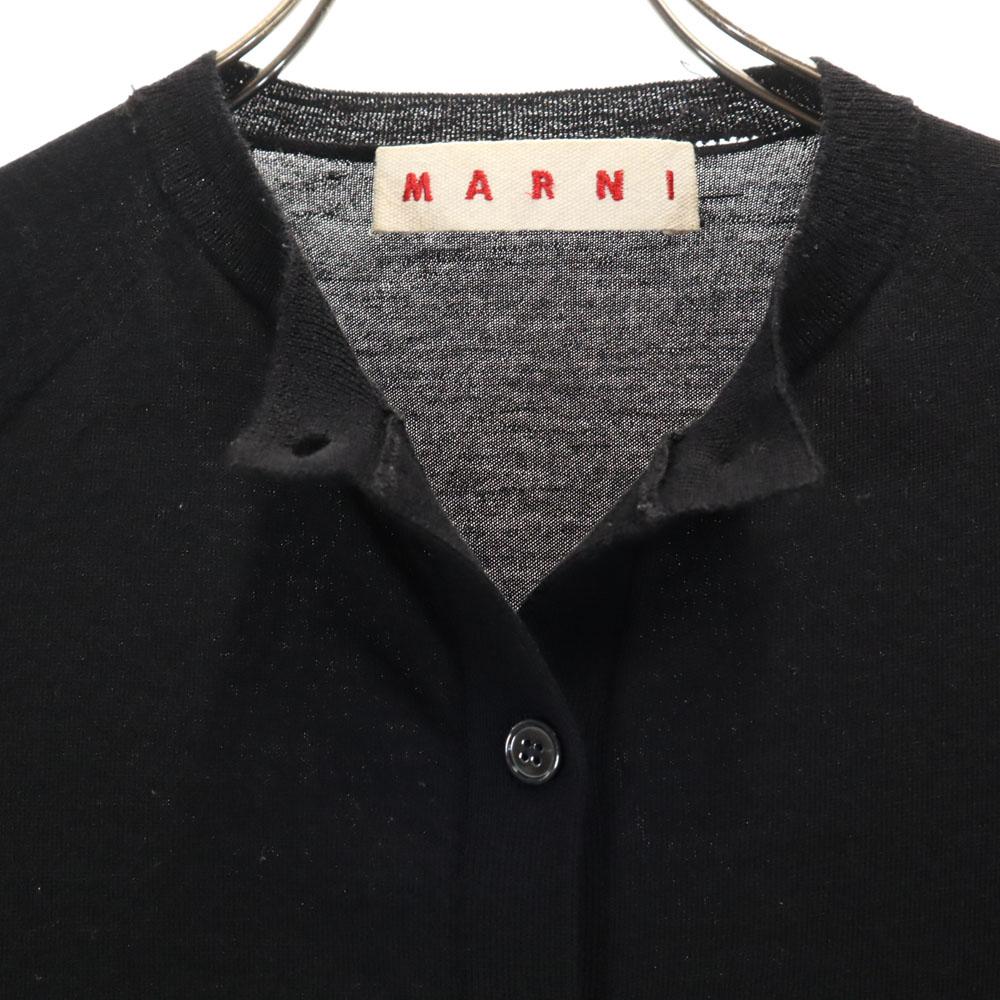 MARNI Made in Spain Long sleeve knit cardigan 36 black Women Used
