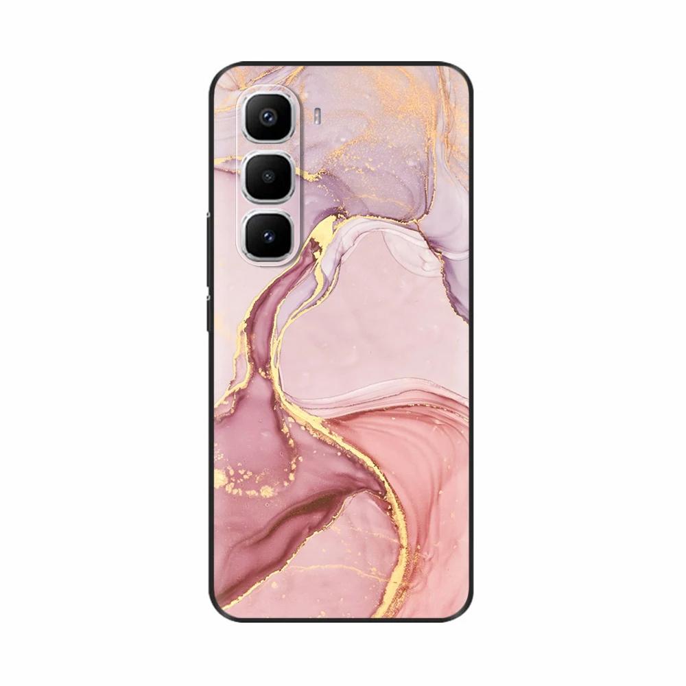 For Infinix Hot 60 Pro Plus Case Popular Love Heart Flower Soft TPU Silicone Back Cover For Infinix Hot 60i Hot60 Pro Phone Case