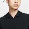 Nike Universal Stealth Evaporation Dri-FIT Swoosh Solid Color Pullover Long Sleeve Hooded Running T-Shirt Women tops Black IF0739-010