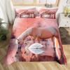 Boys Girls Horse Bedding Set Full SizeGalloping Horse Duvet Cover Western Farmhouse Comforter Cover Wild Animal Bedspread Cover