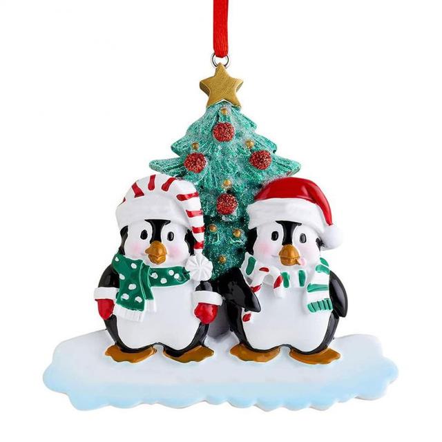 

Милый кулон в виде семьи пингвинов, Рождественское украшение для елки, Подвесные украшения, Подарок на 2022 год, Новогодняя вечеринка для домашнего декора