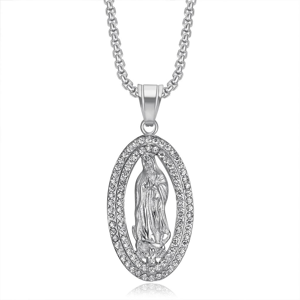 Jewelry Fashion Trend Inlaid Zircon Necklace Men's Party Jewelry Accessories 2026