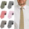 8cm Classic Tie Narrow Men Necktie Fashion Houndstooth Tie  Unisex