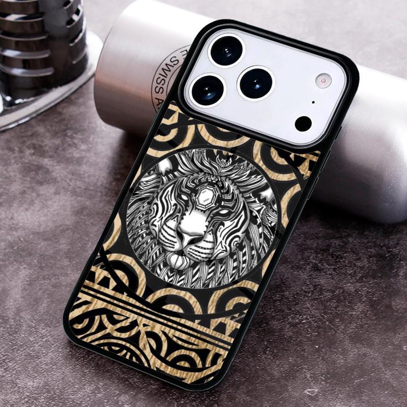 Polynesian  Maori tribal samoan pattern tattoo Phone Case for iPhone 17 16 15 Pro Max Air 14 13 12 11 Plus Shockproof Capa Cover
