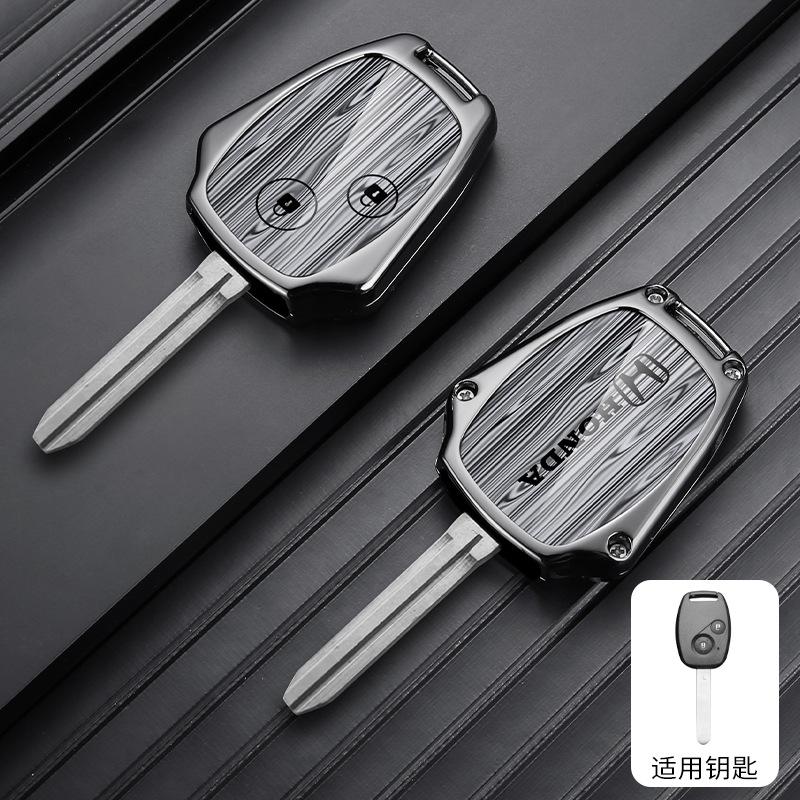 Weeden Pattern Car Smart Remote Key Case Cover Holder For HONDA Accord CRV Pilot Civic 2003 2007 2008 2009 2010 2011 2012 2013OW3