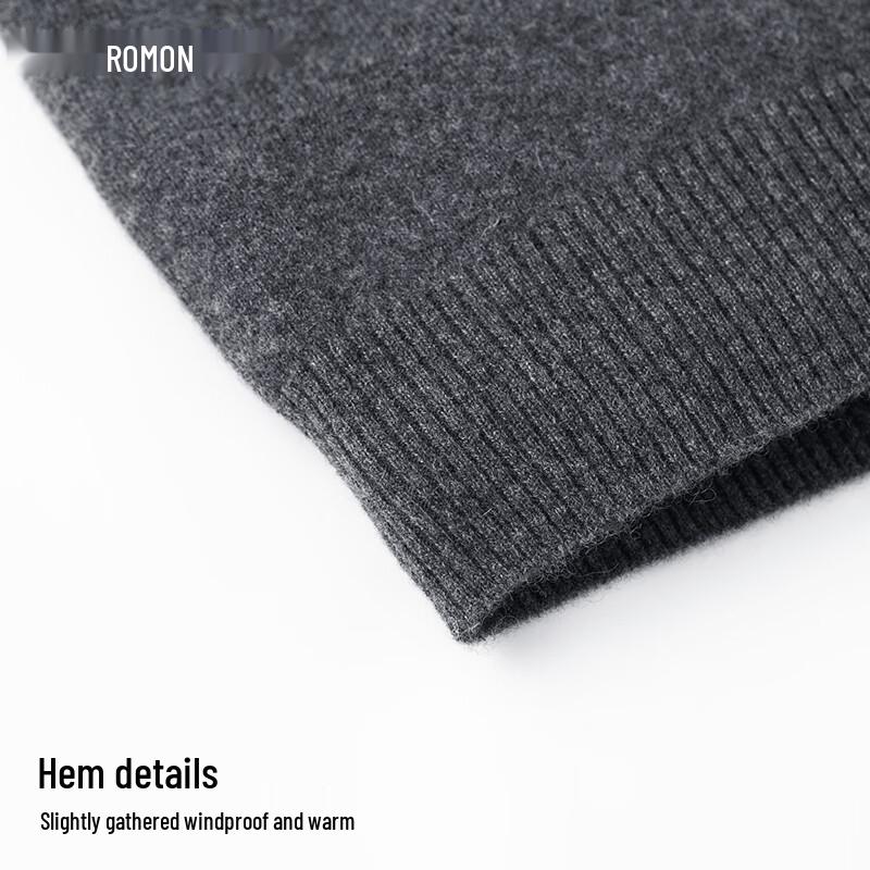 ROMON Men's Pure Cashmere V-Neck Cardigan