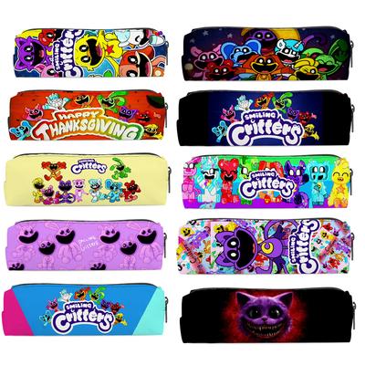 Smiling Critters Smiling Critters Pouzdro na tužku Smiling Critters 3D anime tisk Taška pro žáky Módní školní potřeby pro chlapce