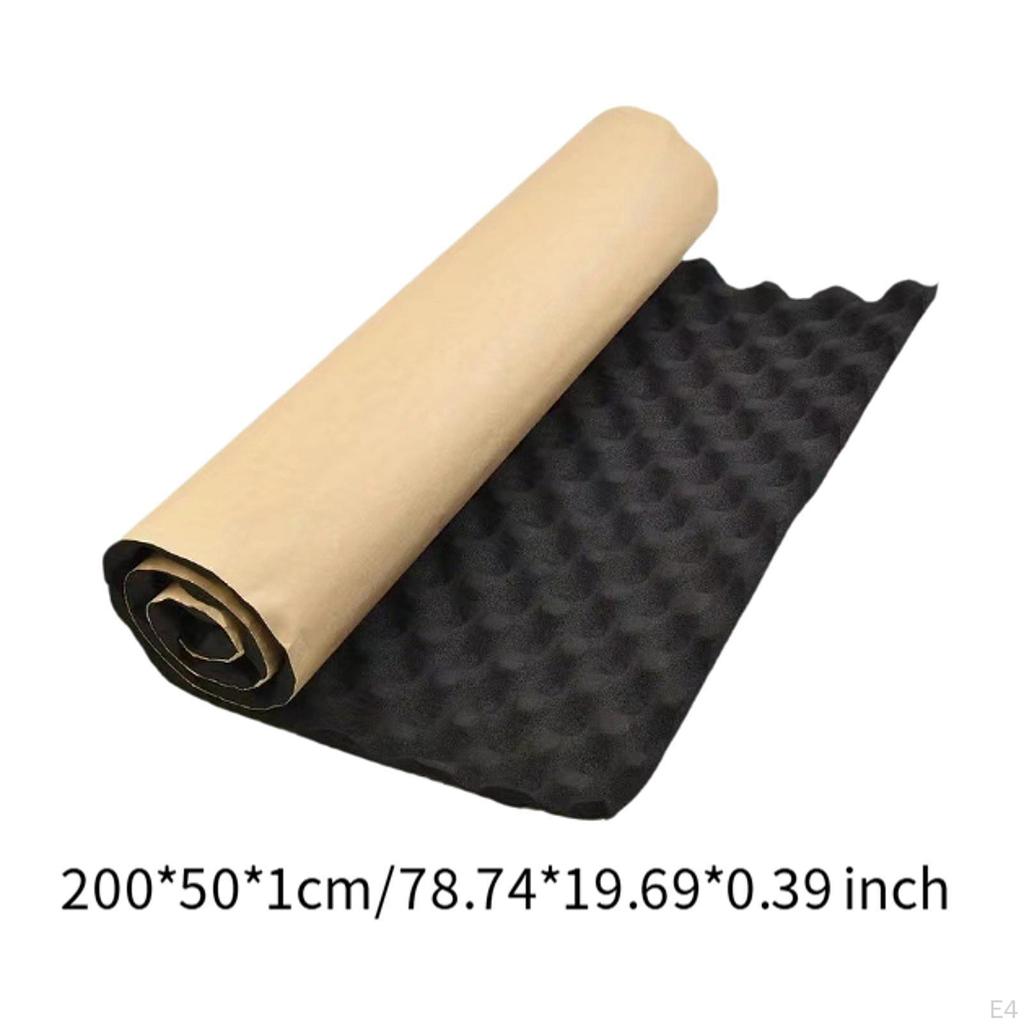 Sound Heat Insulation Mat 200cm 10mm Thickness Pad Noise Reduction for Trunks Engine