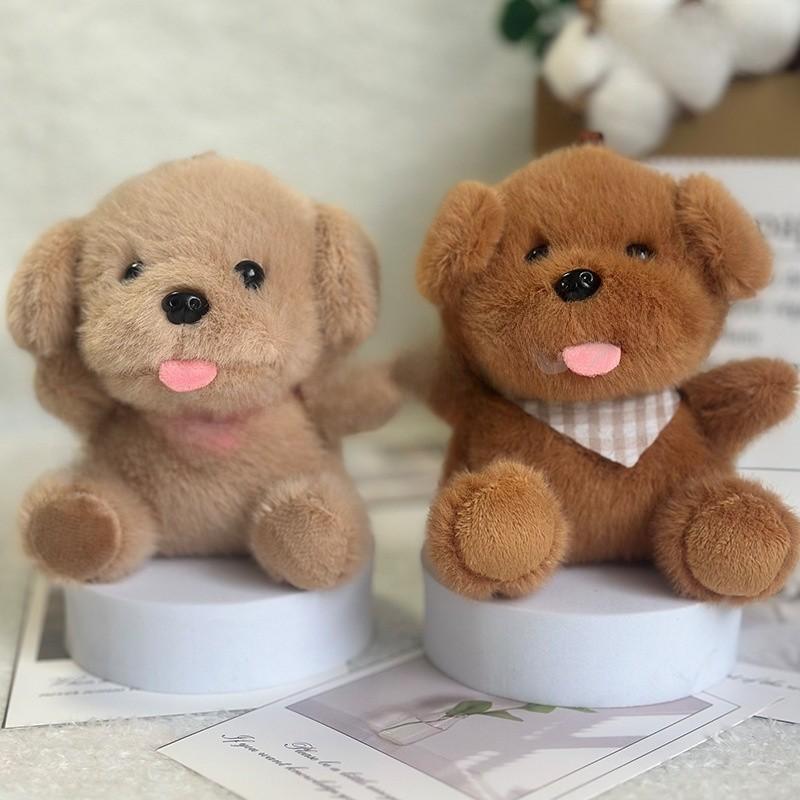 Long Hair Plush Dog Keychain With Soft Pp Cotton Filling For Kids And Adults