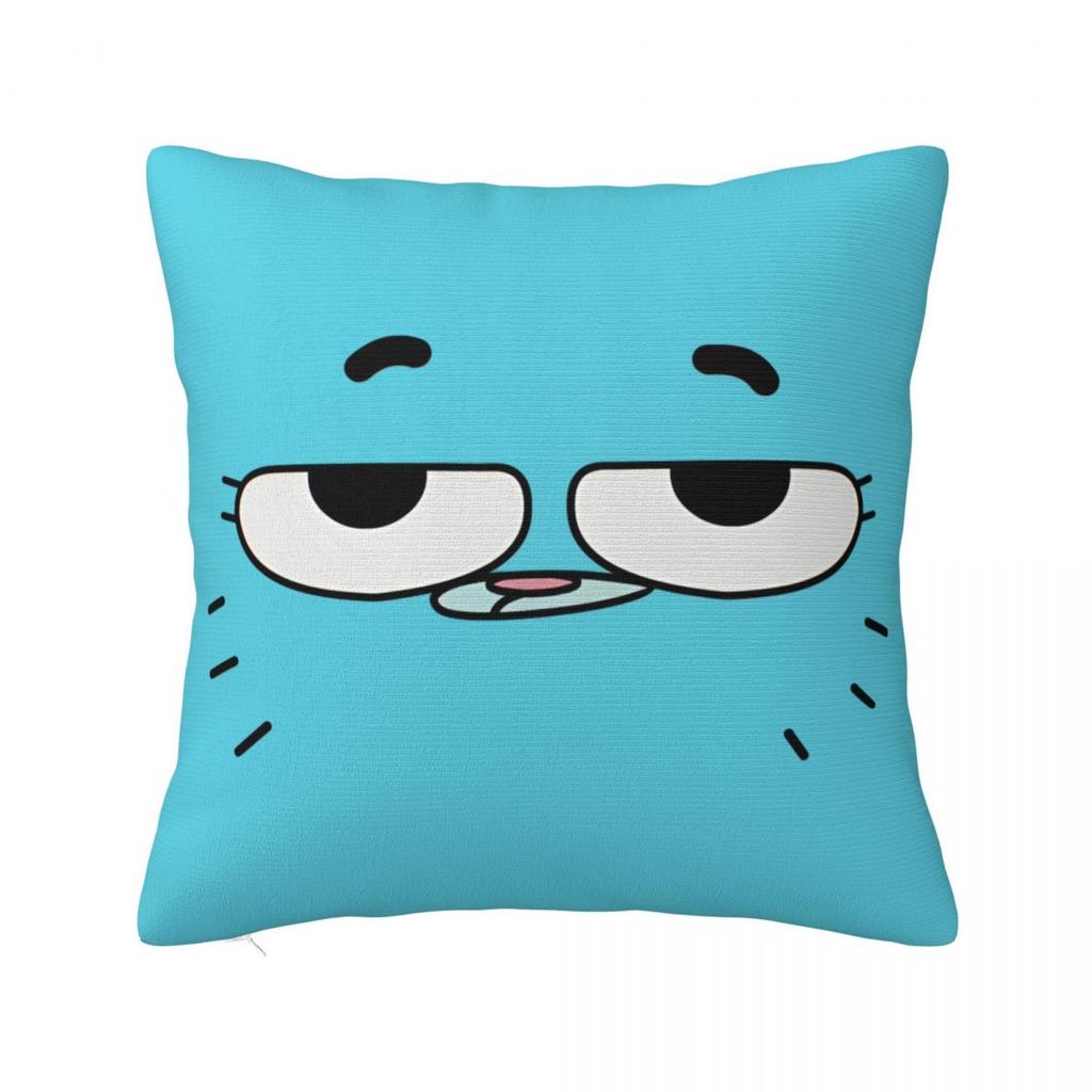 Cartoon Game Gumballs Square Pillowcases Seat Cushion Case Cute Decorative Pillowcase 45*45