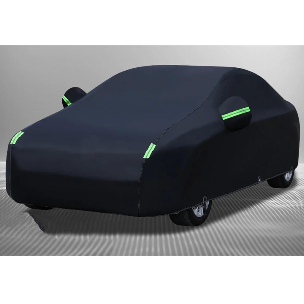 

Универсальный полный автомобильный чехол из ткани Оксфорд, водонепроницаемый ветрозащитный чехол для защиты от дождя и снега для легковых автомобилей, седанов, грузовиков