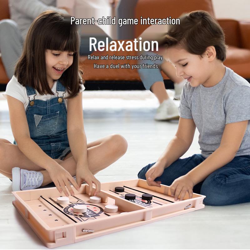 Kids' Educational Wooden Catapult Chess Game - Interactive Parent-Child Strategy Toy