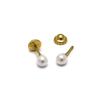 Pendientes - DANLUG - Multicolore - Argent 925 - Doré - Clou - Puce
