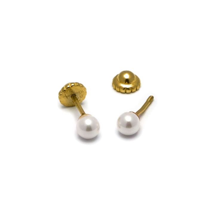 Pendientes - DANLUG - Multicolore - Argent 925 - Doré - Clou - Puce