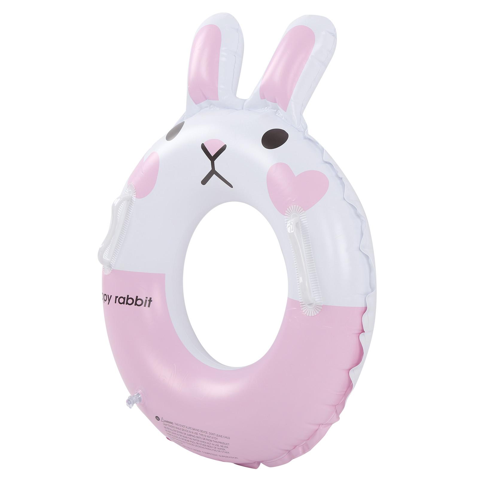 

Children Inflatable Swimming Circle Ring PVC Pool Float Swim Rings with Handle for Kids