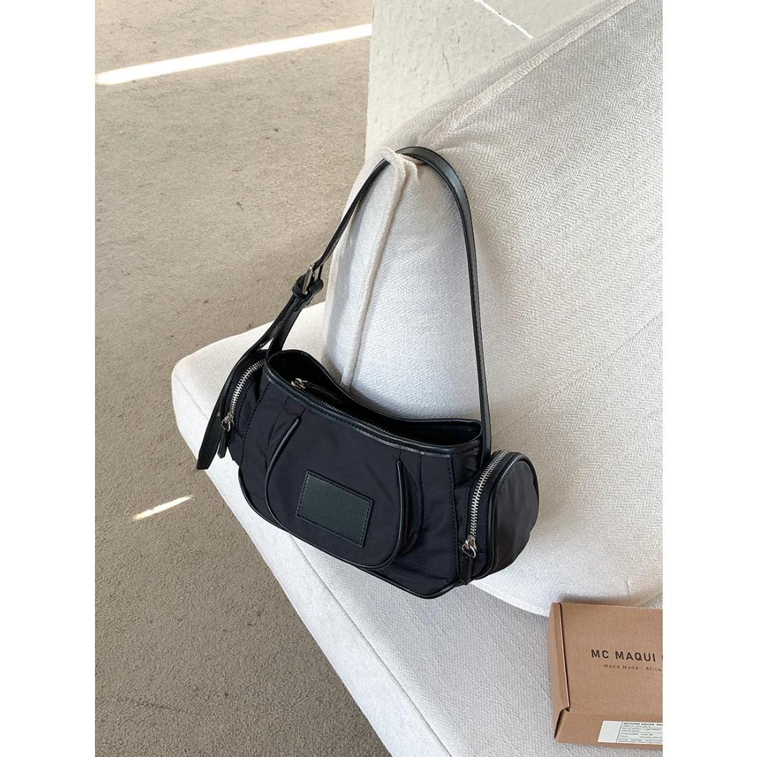 

Женская сумка-хобо через плечо, повседневная нейлоновая нагрудная сумка, поясная сумка-полумесяц, сумка-пояс на плечо