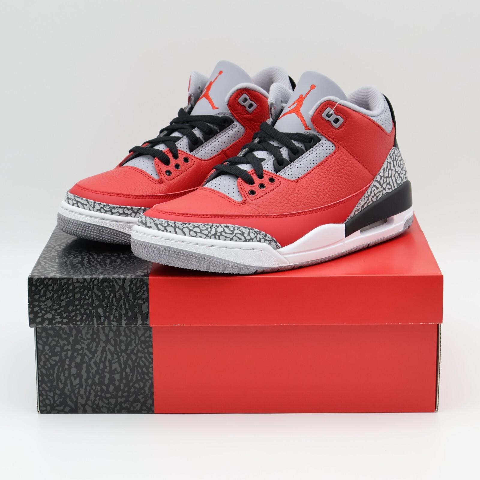 CK5692-600 Nike Air Jordan 3 Retro SE Unite Fire Red Cement Gray Black (Мужской) 10