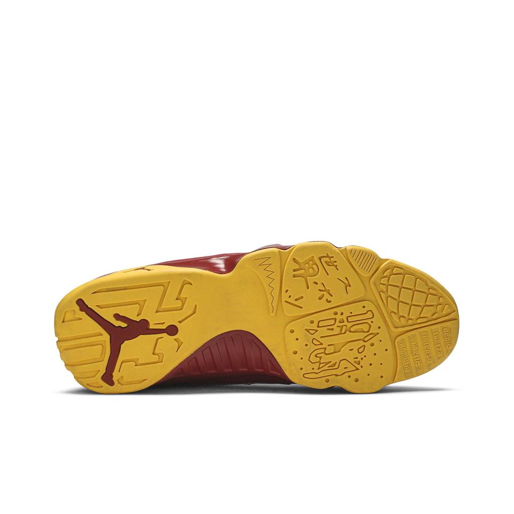 Air Jordan 9 Retro 'Bentley Crawfish Ellis' (Unisex) White / Dark Cayenne-Unvrsty Gold Vintage Basketball Shoes 302370 140