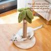 Coconut Tree Cat Climbing Frame & Sisal Scratching Post - No Mess, Space-Saving Cat Toy
