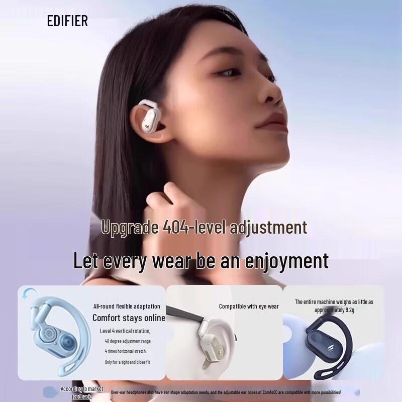 EDIFIER Comfo CC Open-Ear True Wireless Sport Earbuds