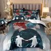 B-bts Men's group Music Duvet Cover Set Comfortable and Warm Bedding Set for Decorating Your Bedroom and Enhancing Home Life