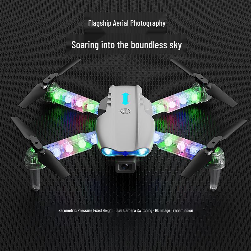 E99D Children's LED Drone with Remote Control & HD Aerial Photography