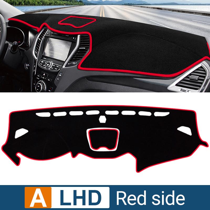 Accesorii auto pentru Hyundai Santa Fe 3 2013 2014 2015 2016 2017 Husa bordului Evitați panoul de lumină Covoare anti-UV Covoare anti-alunecare