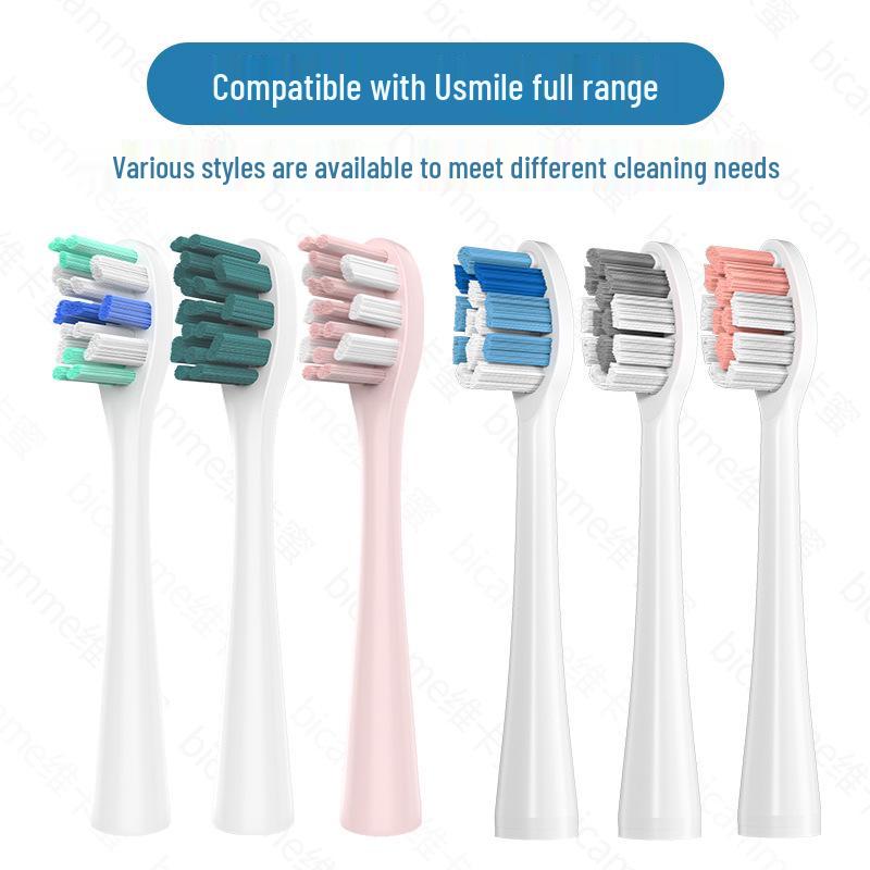Vickammy Compatible Replacement Heads for Usmile Electric Toothbrush (Models: P3, Y1, P10, Y1S, U2S, Roman Column)