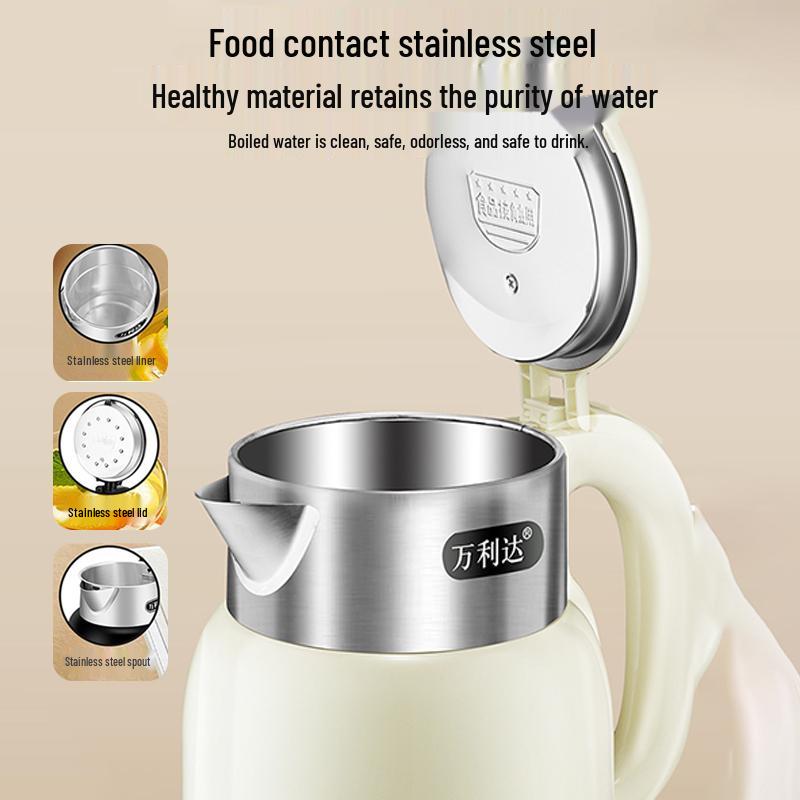 Wanlida 2.5L Electric Kettle: Large Capacity, Constant Temperature, Ideal for Home and Gifting