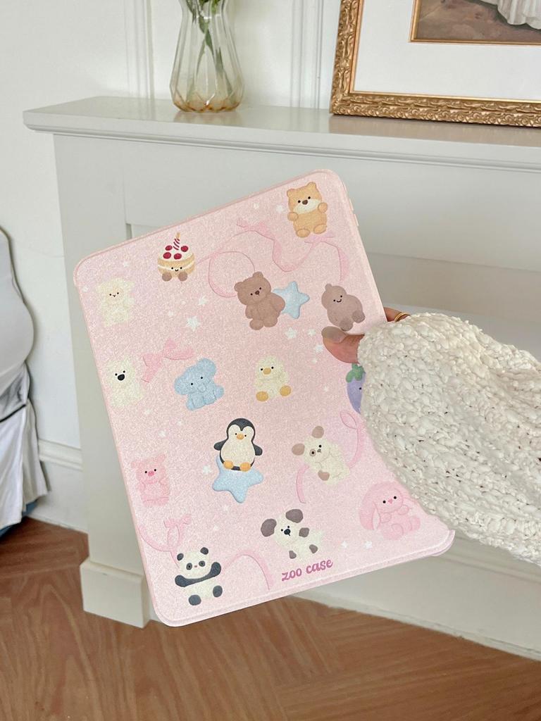 Custodia Girevole a 360° per iPad Mini 6 e iPad Pro 2025 con Design Animale
