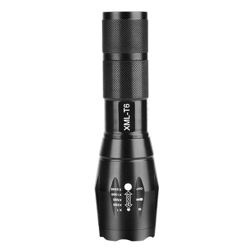 A100 Flashlight LED Telescopic Zoom Charging L2 Mini Flashlight