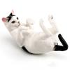 Solid Simulation Animal Model Lying Orange Cat Figurine Cute Desktop Decoration Mini Pet Cat Model Ornament
