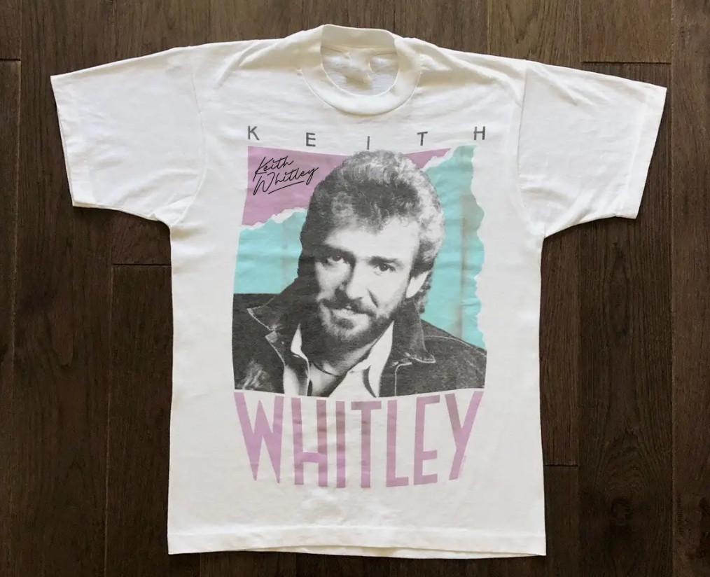 Country Music Keith Whitley T-Shirt White Unisex Size S-5XL Shirt Unisex T-Shirt XL