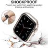 Cover for Watch Case 46mm 40mm 45mm 41mm PC Protector Bumper Protective Shell for iWatch Series 11 10 9 8 7 SE 3 6 Ultra 3