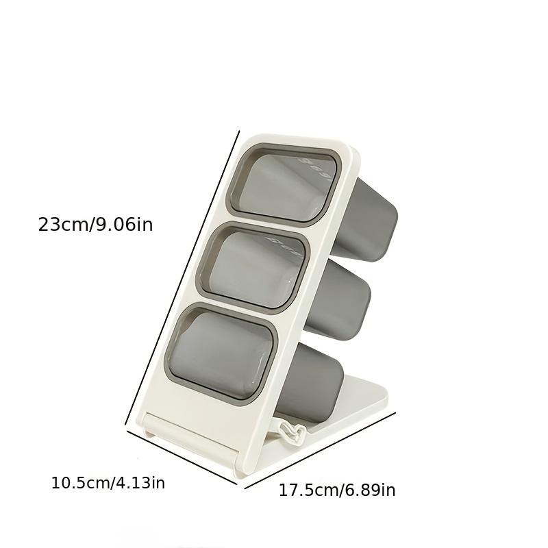 Large Capacity Desk Organizer - Wall Mounted Pen Holder for Markers and Pens | Polished Plastic, Ideal for Students and Office Use