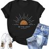 Christian Shirts for Women Be The Light Tshirt Funny Faith Religious Shirt Inspirational Bible Verse Graphic Tee Tops