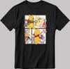 Winnie The Pooh Friends Spring Days Black TShirt