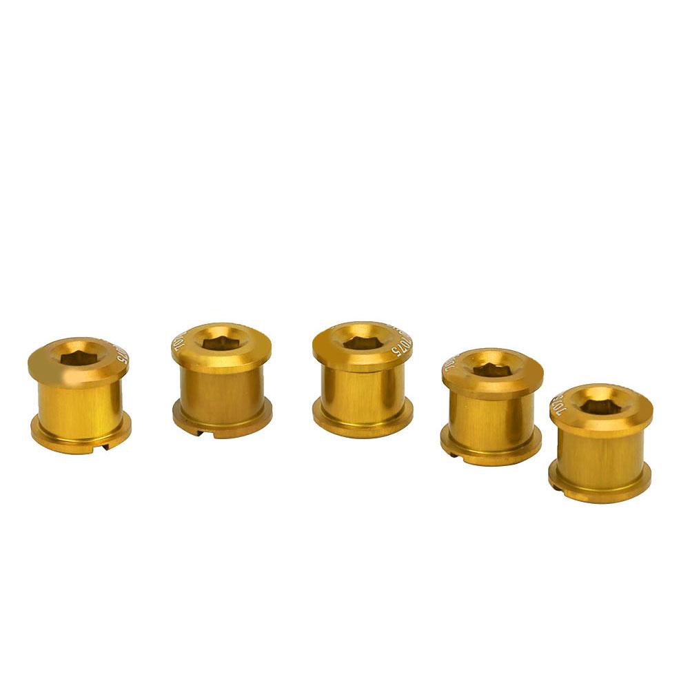 

5Pcs 7mm Aluminium Alloy Ultralight Bike Disc Screw Chainwheel Chainring Bolts Bicycle Accessory less than br more