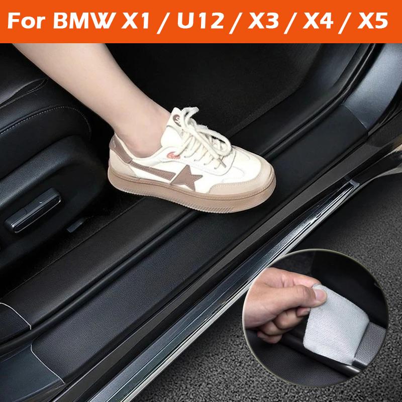 For BMW X1 U11 U12 X3 X4 X5 Car Door Threshold Strip Trunk Protective Sticker Anti dirty Scratch Resistant Interior Stickers