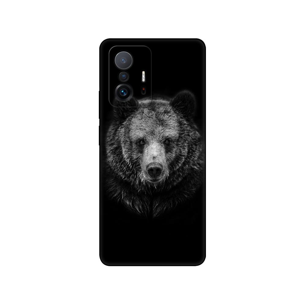 Pro Xiaomi 11T Pouzdro Pro Xiaomi 11T Pro Měkké pouzdro Silikonový Telefon Zadní kryt Xiaomi11T mi 11 T 11TPro coque 6,67palcový černý tpu obal